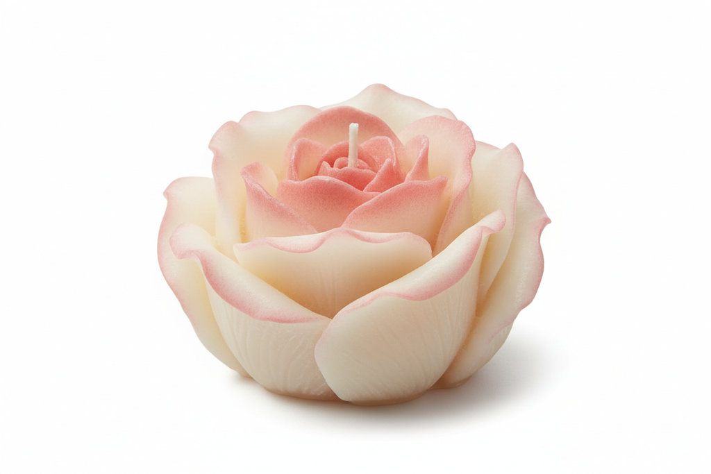 rose bud candle
